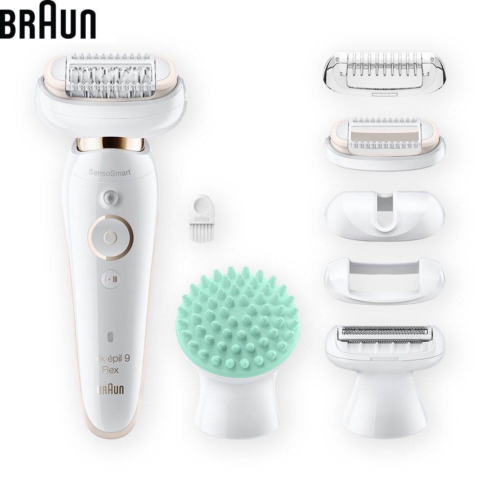 Máy cạo lông, nhổ lông, tẩy lông cho nữ Braun Silk-épil 9 Flex