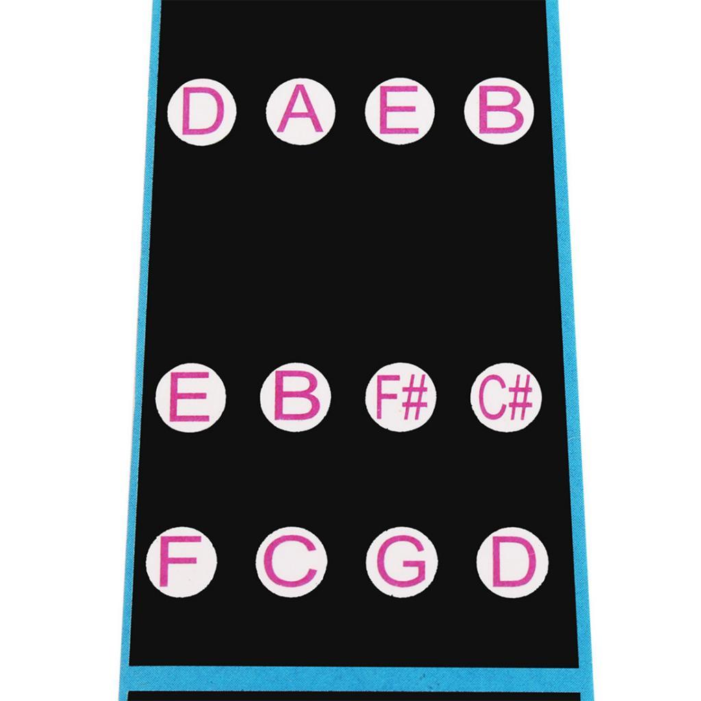 10pcs 3/4 Violin Fretboard Finger Chart Guide Sticker for Beginner Kids