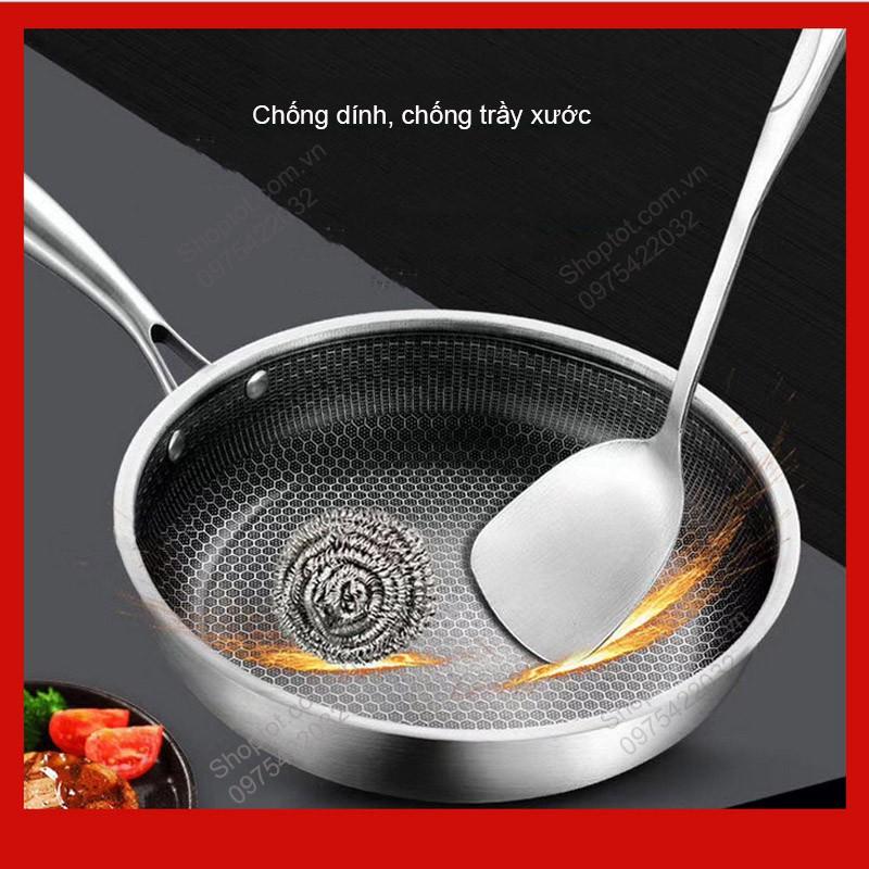 CHẢO CHỐNG DÍNH CHẢO VÂN TỔ ONG SÂU LÒNG SIZE 32 CM HÀNG CAO CẤP