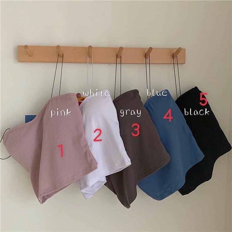 Áo bra, Áo bra 2 dây mảnh, Áo brallte dáng dài chất liệu cotton, Quênnga hàng QCCC