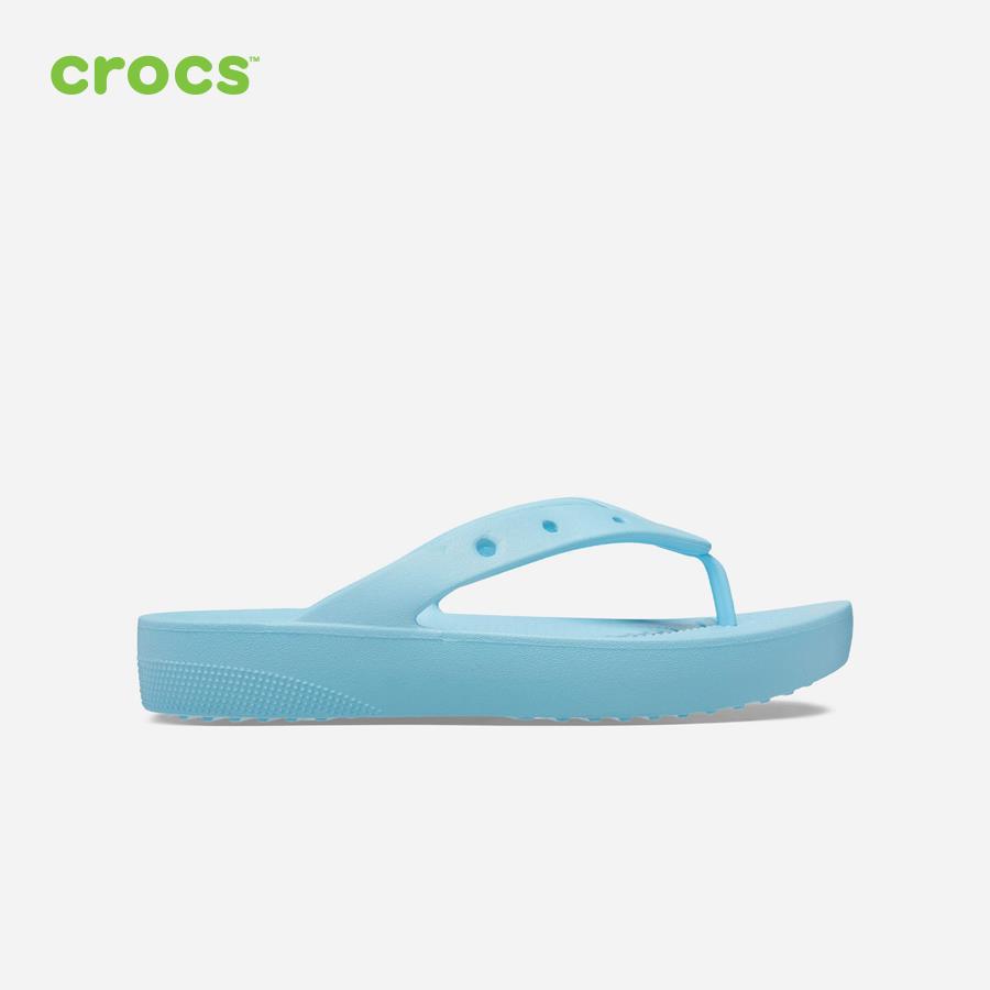 Dép xỏ ngón nữ Crocs Classic Platform - 207714-411