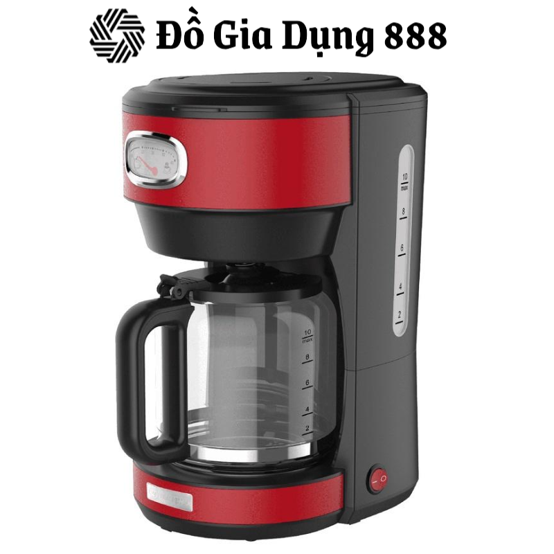 Máy Pha Cafe Westinghouse, Máy Pha Cà Phê, ?Dung Tích 1.25L, Công Suất 1000W, Nhập Mỹ, BH 12 Tháng
