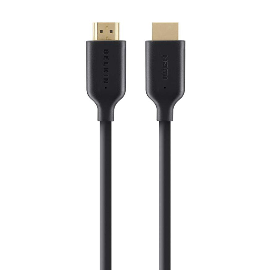 Cáp HDMI Belkin Hỗ Trợ 4K, Đầu Mạ Vàng Dài 5m - Hàng Chính Hãng