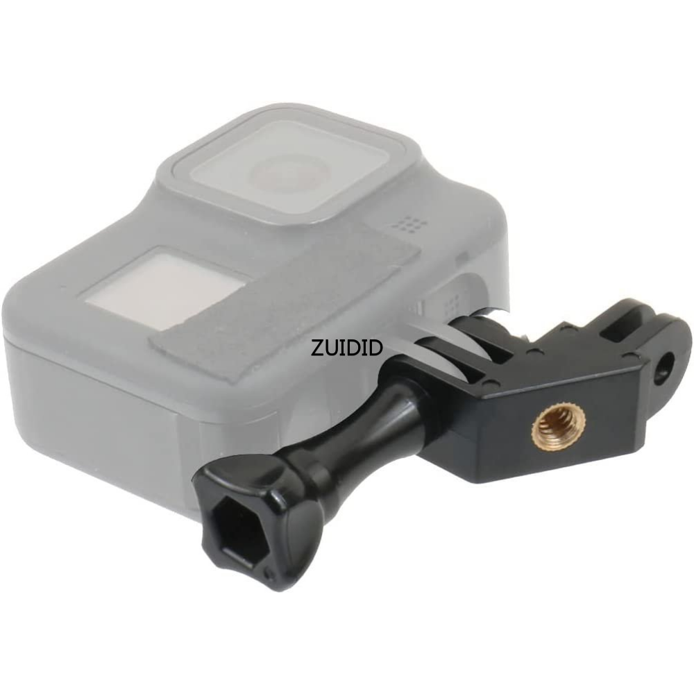 2 Chiếc 90 Độ Bộ Chuyển Đổi Hướng Điều Chỉnh Xoay Cánh Tay Đa Chuyển Đổi Khuỷu Tay Chân Máy Cho GoPro Hero 10 9 8 7 Camera Hành Động
