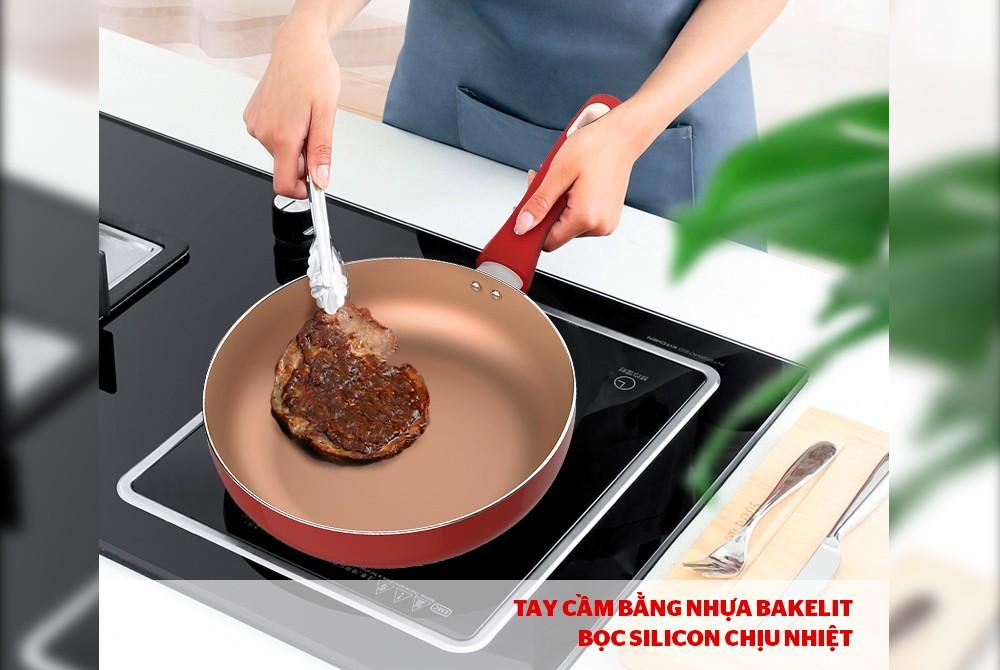 Chảo chống dính đa năng đáy từ Sunhouse SWP26MA - Hàng Chính Hãng