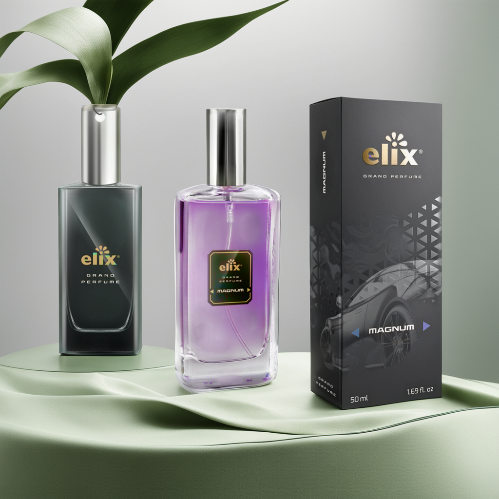 Nước hoa xịt ô tô Elix Grand Perfume Magnum 50ml  - Hương Sang Trọng, ngọt ngào - Hàng chính hãng nhập khẩu Ba Lan, mùi hương tự nhiên an toàn