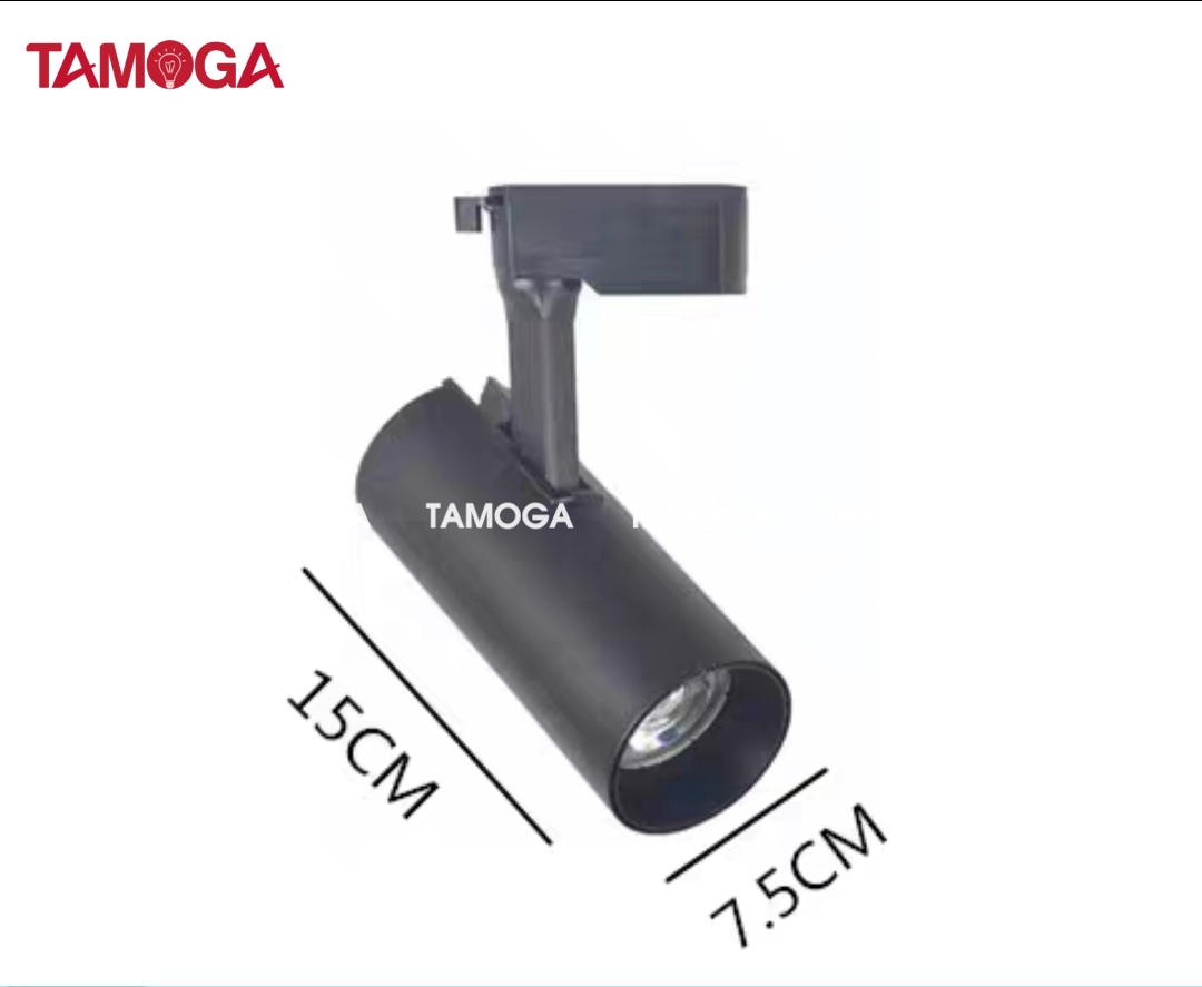 Đèn led rọi ray ống bơ công suất 20W TAMOGA VABIX DR02