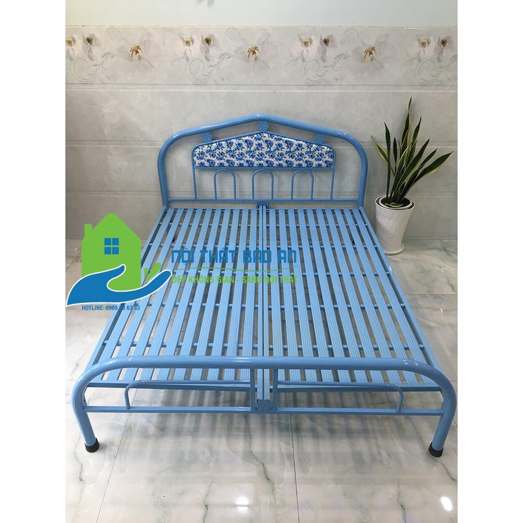 Giường sắt đơn giản nhiều kích thước từ 0,8 đến 1m8 mẫu 15 - Bảo An