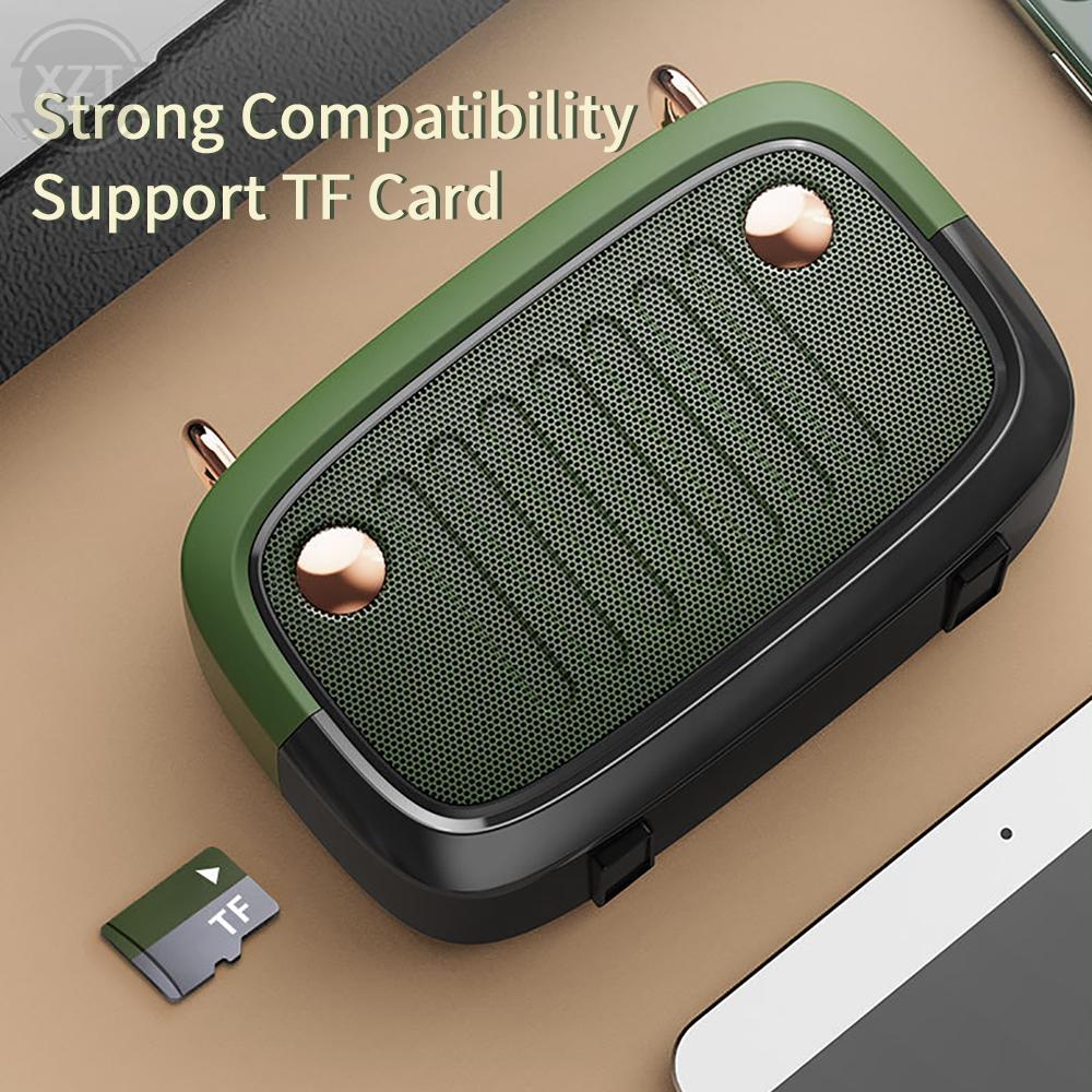 Loa vải Kết nối không dây Bluetooth Di động Thể thao ngoài trời Âm thanh nổi Hỗ trợ thẻ Tf Điện thoại di động Màu sắc: Đen