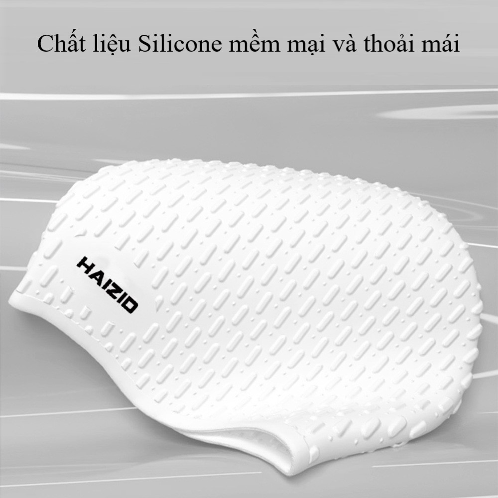 Mũ Bơi Người Lớn FEIEDUN-SC301 chất liệu silicon, free size, cảm giác mềm mại khi đội