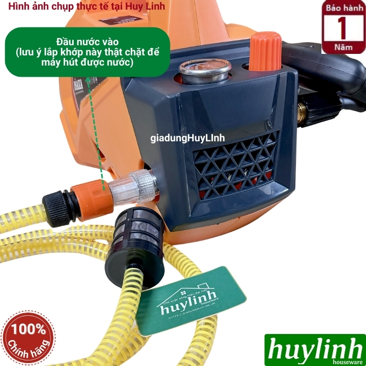 Máy rửa xe chống giật Osaka S500 - Mẫu 2024 - Công suât 3000W - Motor từ lõi đồng 100
