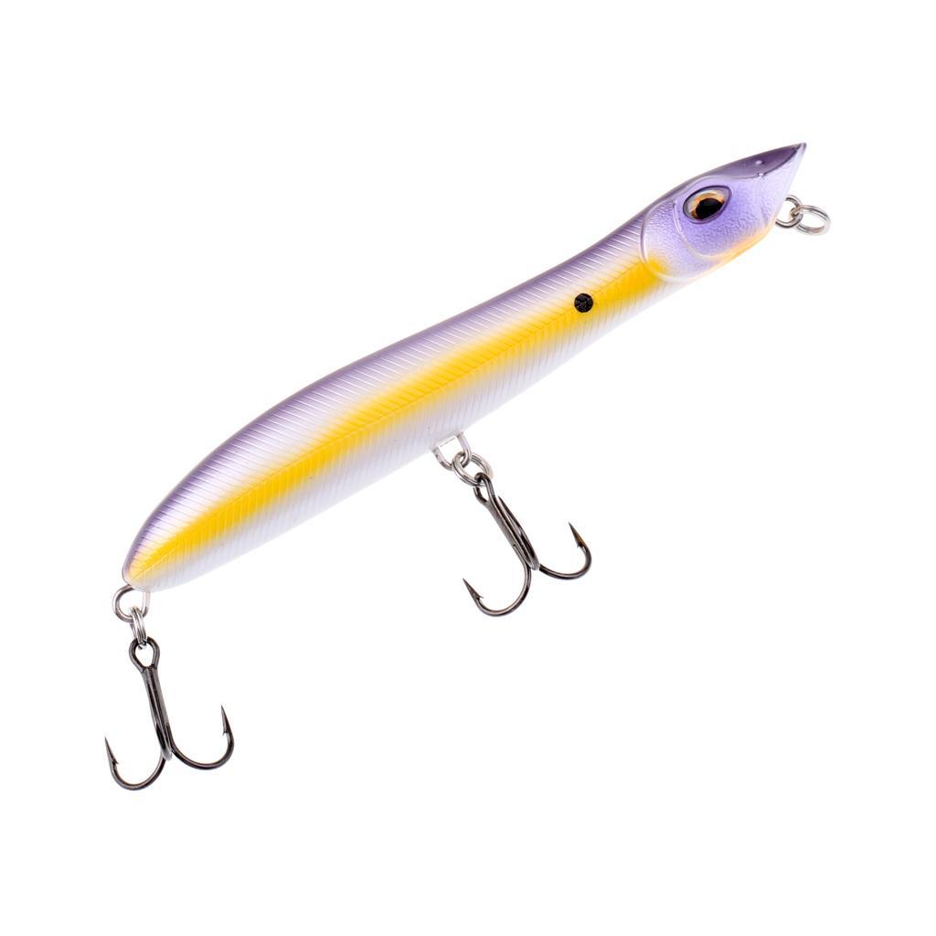 3D Eyes Plastic Fishing Lures, Smooth Floating Bass Popper Lures Lifelike Fish Swimming, Minnow Baits Hard Fishing Lures
