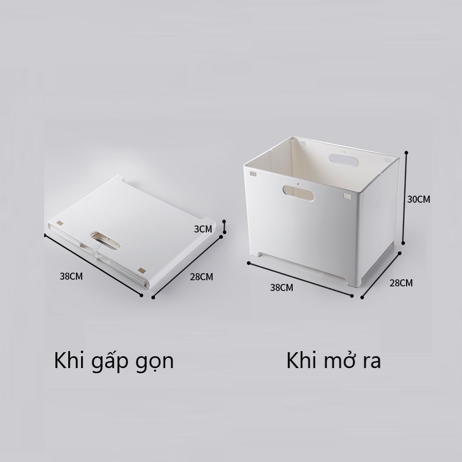 Giỏ đựng quần áo đa năng treo tường gấp gọn