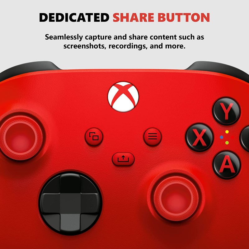 Gamepad Không dây Bluetooth Xbox One X Red - cho máy tính, laptop, smartphone, máy tính bảng, máy game