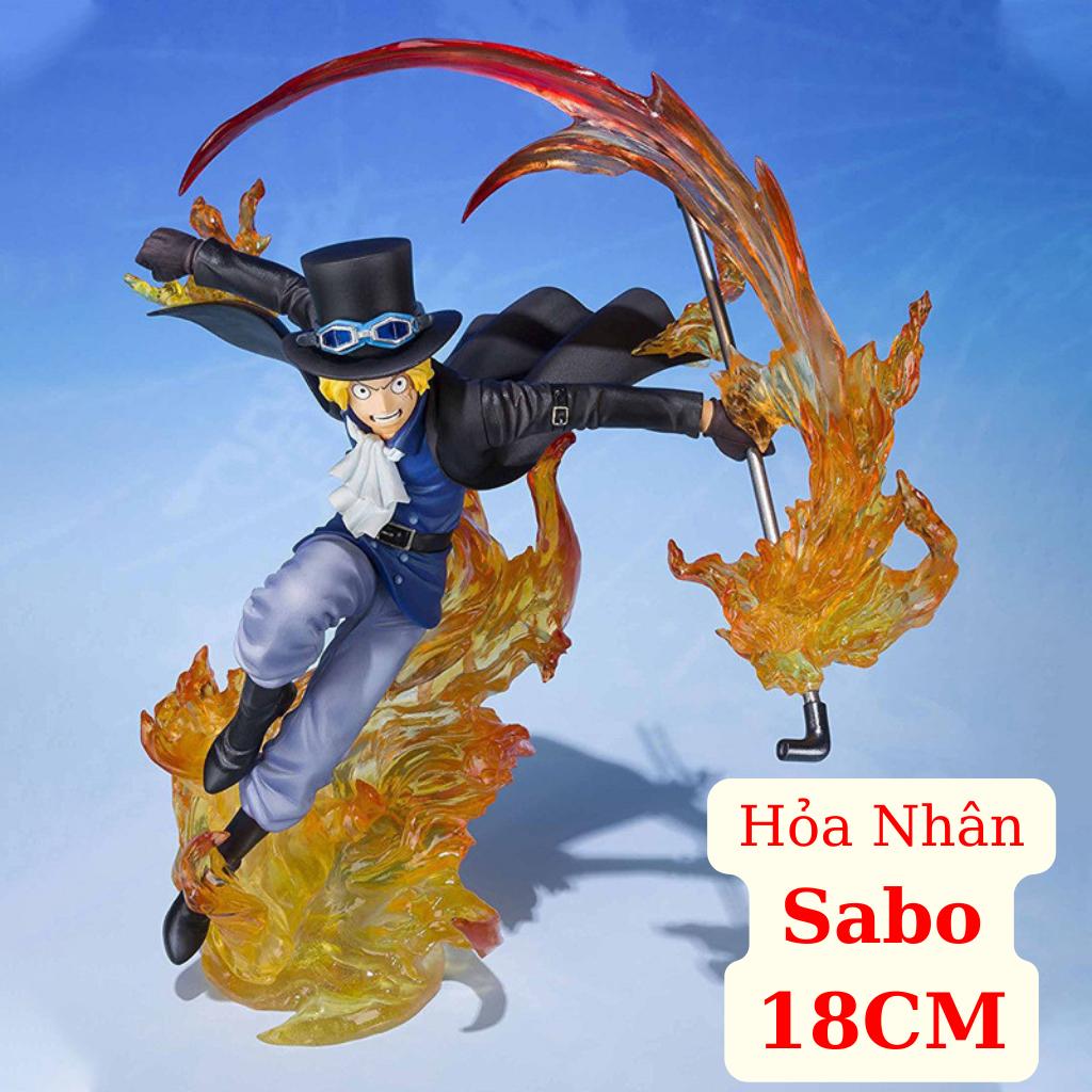 Mô Hình Sabo Hỏa Nhân 18CM Mô hình One Piece Cao Cấp, Figure Mô Hình Anmie One Piece Luffy Vua Hải Tặc