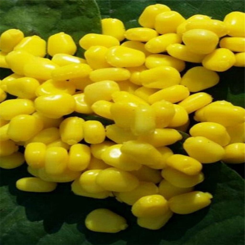 100Pcs Yellow Simulation Soft Baits Corn Carp Fishing Lures Floating Baits Pop-up Bait Fish Tool with Nice Scent