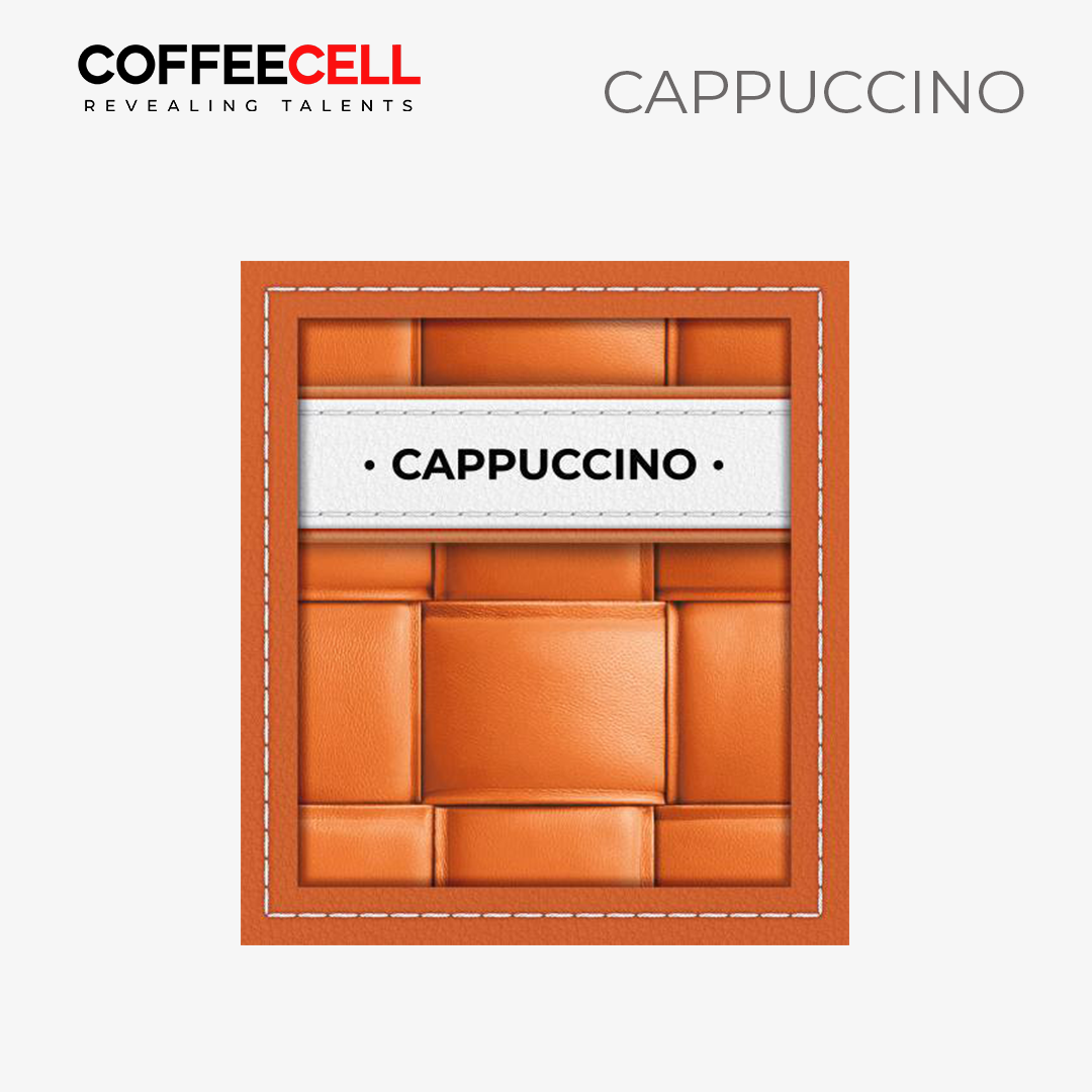 Combo 5 Gói Cà Phê Cappuccino Vị Hạt Phỉ Với Nhân Sâm Trắng Thượng hạng COFFEECELL (5 gói x 15g) - Hương thơm nhẹ nhàng, Vị cà phê đậm đà, Bọt sữa bồng bềnh - Hàng Chính Hãng