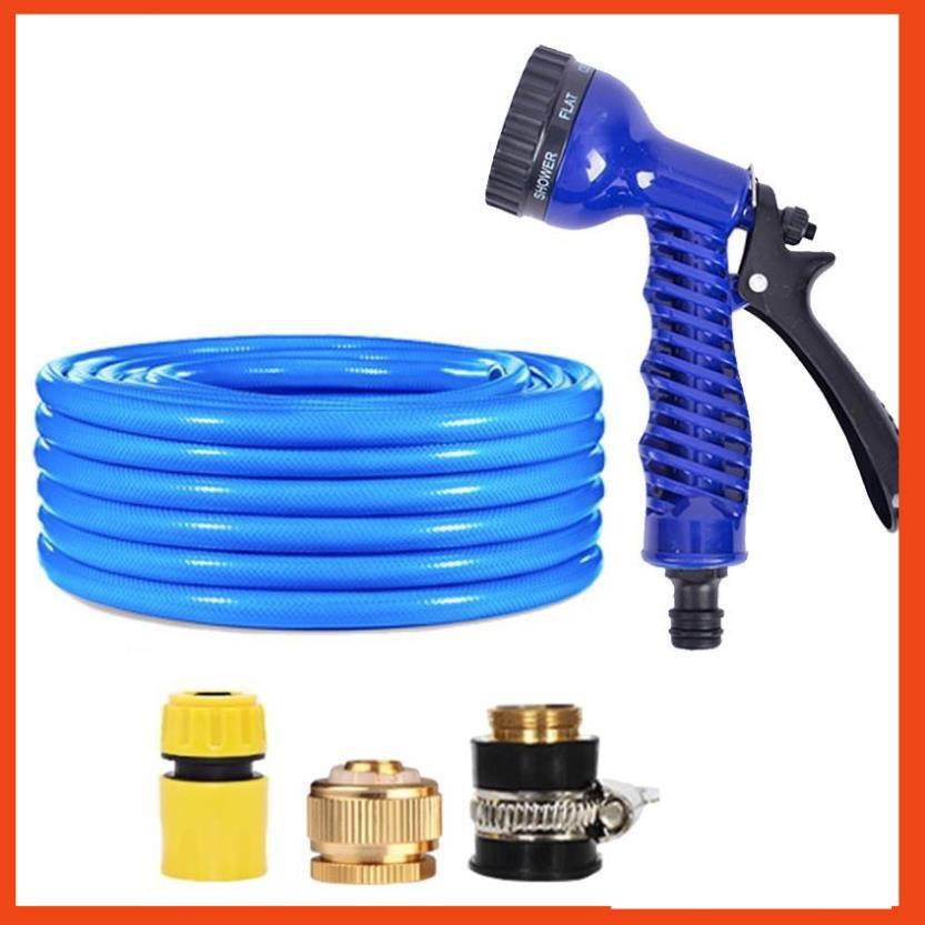 Bộ dây và vòi xịt tăng áp lực nước,rửa xe, tưới cây 7-10m 206843