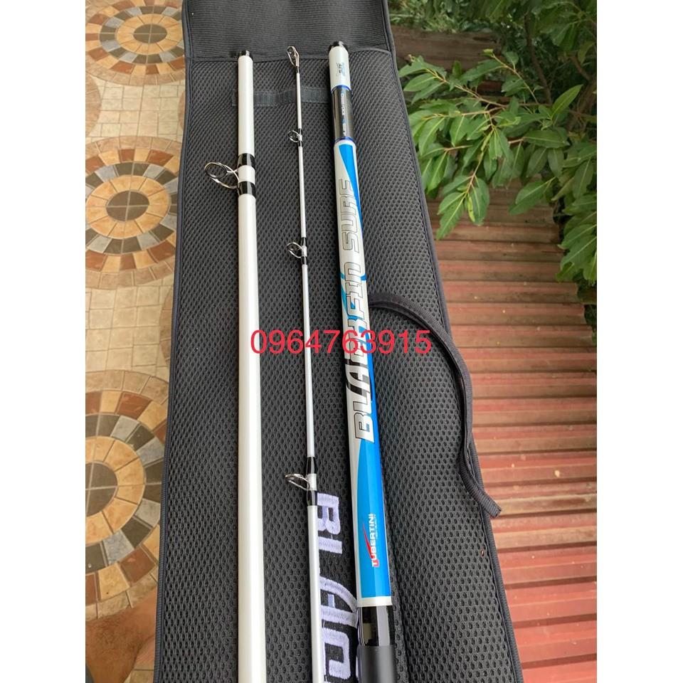 Cần 3 khúc BLACKFIN Surf khoen fuji pát fuji đánh lục xa bờ