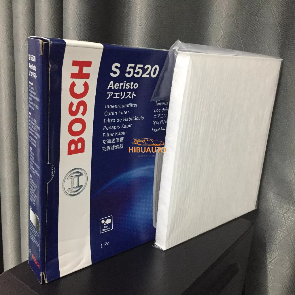 Lọc Điều Hòa Loại Tiêu Chuẩn / BOSCH / Ariesto / S5520 Cho Xe Hyundai Santafe, Sonata, Kia Optima/K5, Sedona/Carnival..