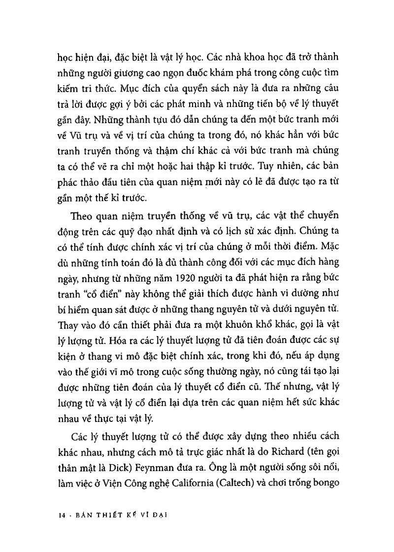 Khoa Học Và Khám Phá - Bản Thiết Kế Vĩ Đại (Tái Bản 2023)