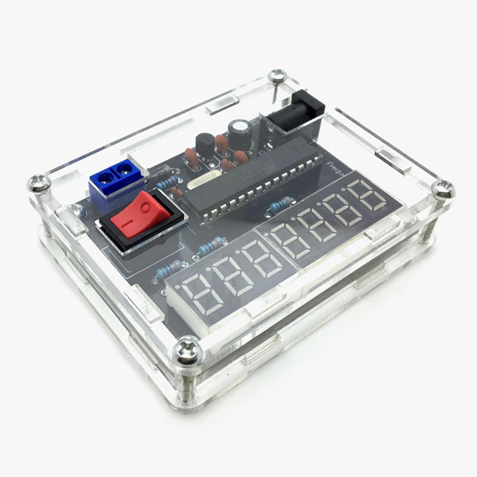Frequency Tester 0.000 001Hz Resolution with Acrylic Case Oscillator Tester
