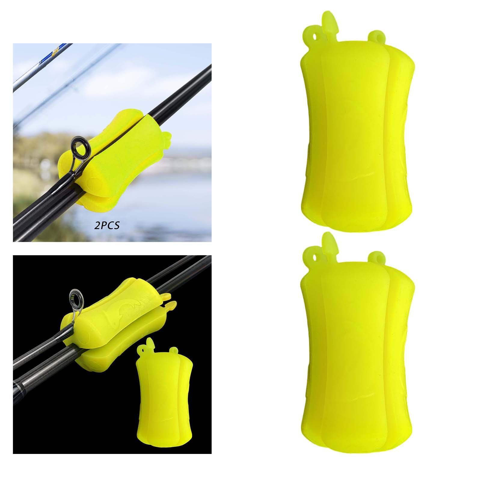 Fishing Rod Fixed Ball Fishing Tackle Ties Fishing Rod Holder Pole Portable Elastic Protective Fishing Tube Connectors for Fishing
