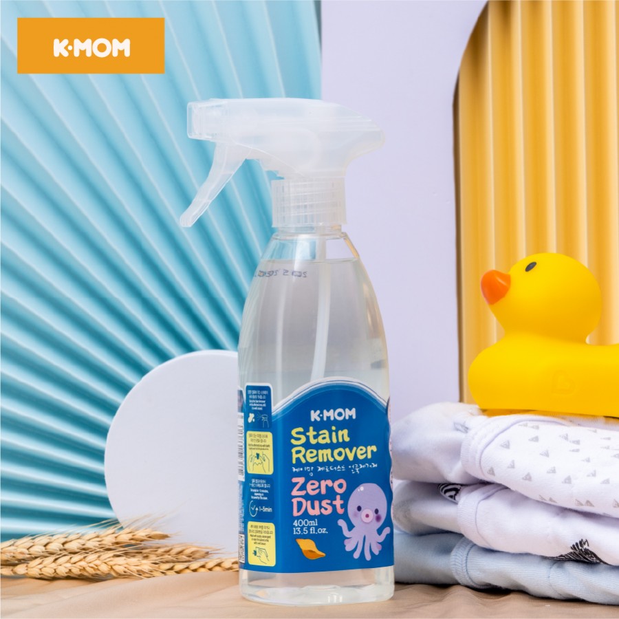 Nước tẩy vết bẩn quần áo Zero Dust K-Mom Hàn Quốc 400ml