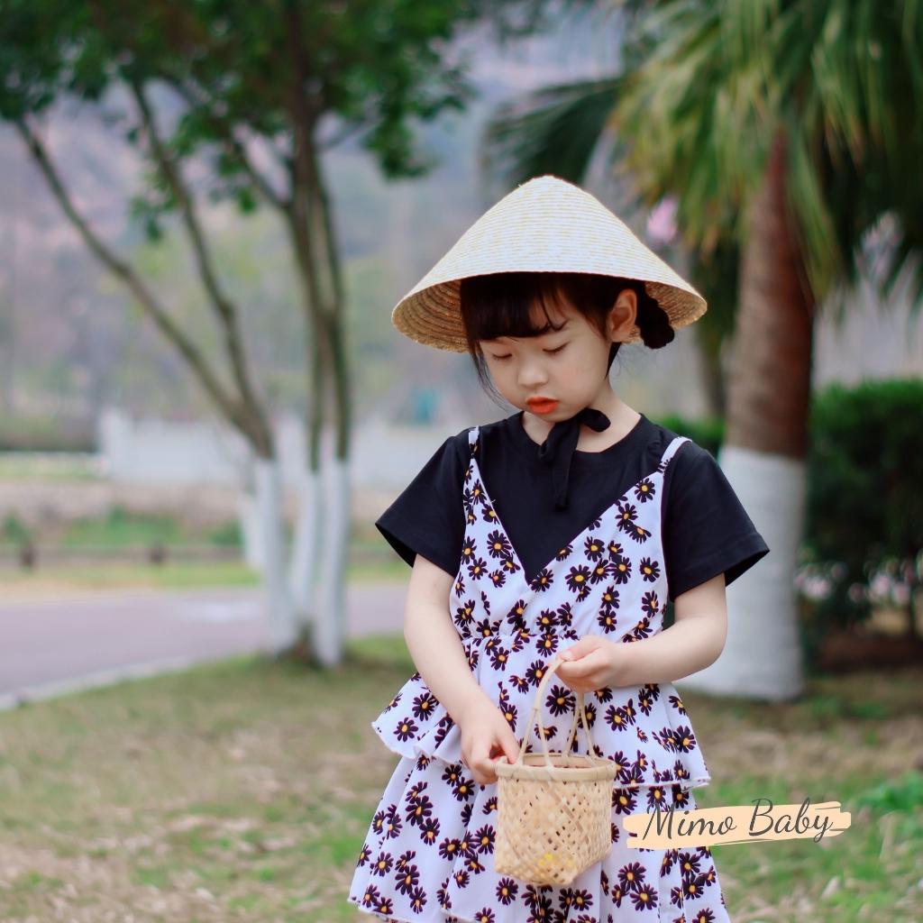 Nón cói đi biển phong cách hàn quốc cực xinh cho bé MH108 Mimo Baby