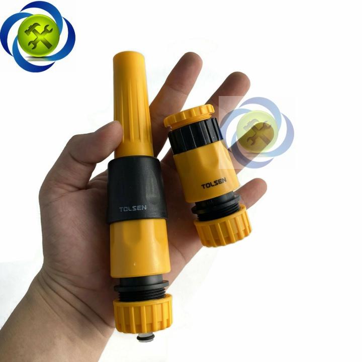 Bộ đầu nối nhanh ống nước Tolsen 57125 ống mềm 1/2