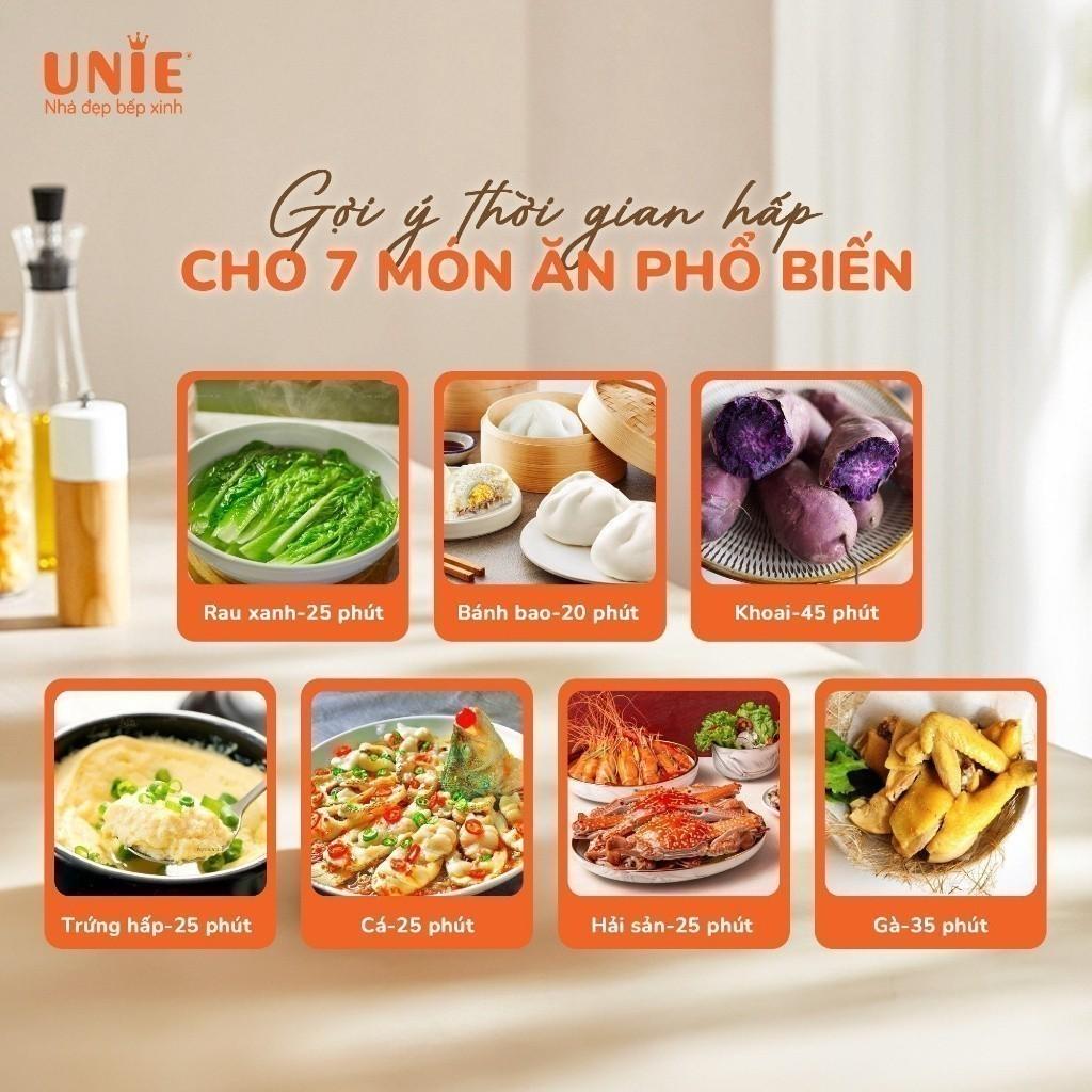 Nồi hấp điện UNIE UE-680 công suất 1000W dung tích 15L - Hàng chính hãng