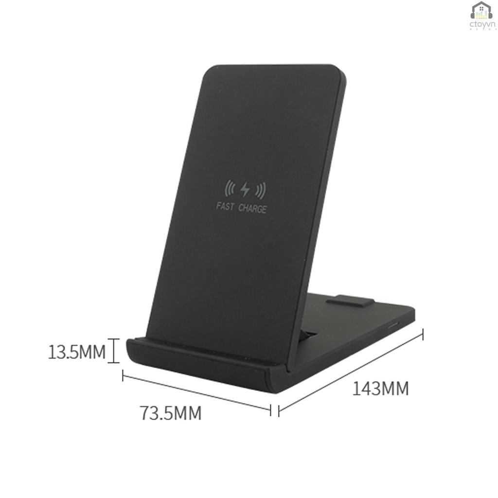 Đế sạc nhanh không dây 15W/10W/7.5W/5W cho iPhone 11 X XR S10e Note 10