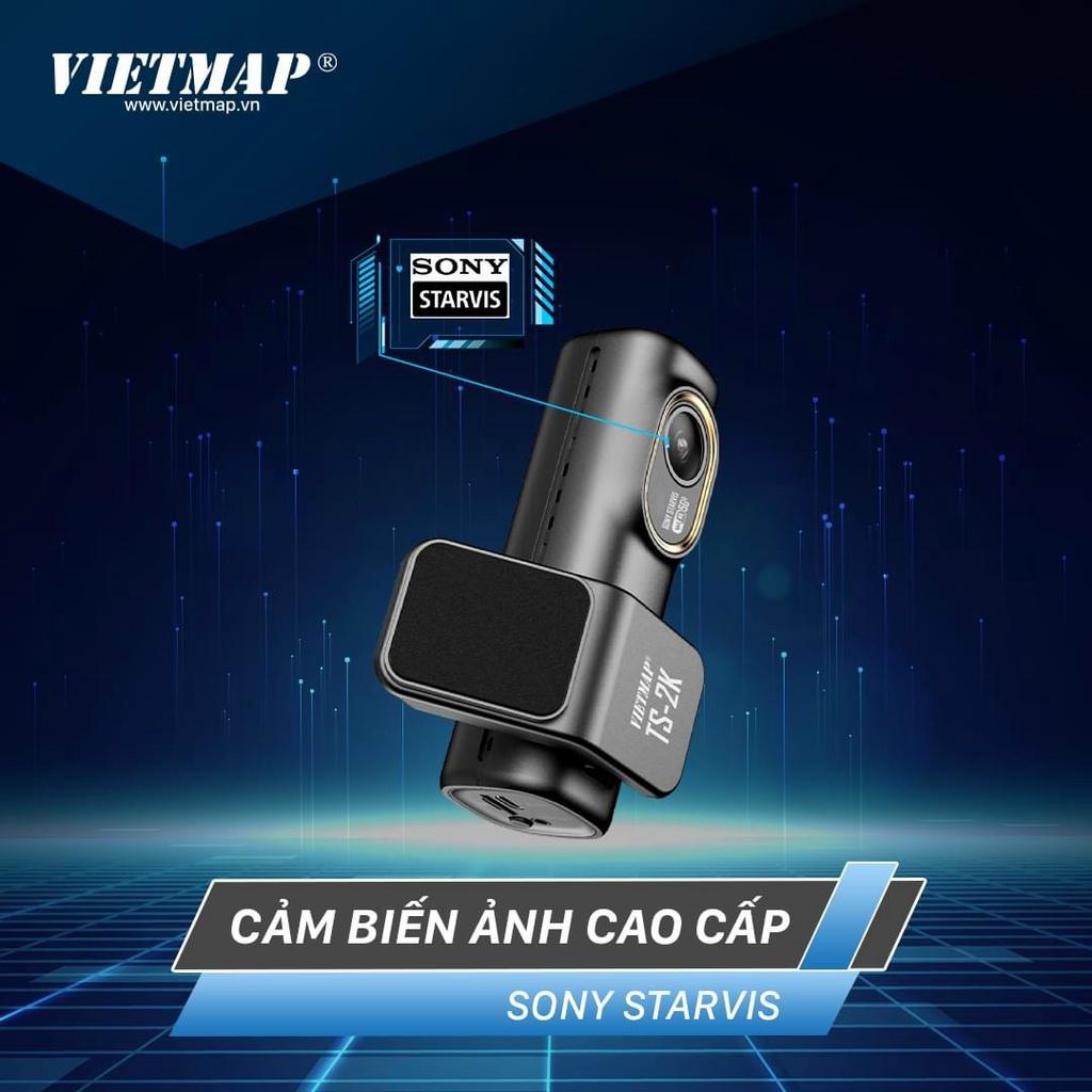 Camera hành trình Vietmap TS-2K kèm sạc ACC - Cảnh báo giao thông bằng giọng nói ghi hình trước sau - Hàng chính hãng