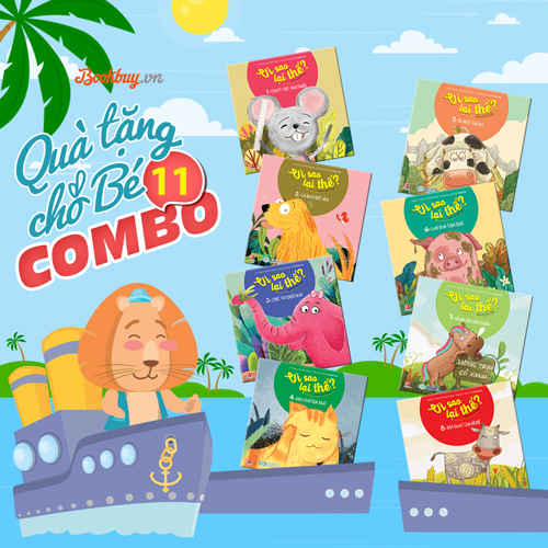 Combo Quà Tặng Cho Bé 11 - Trọn bộ 8 cuốn Vì Sao Lại Thế