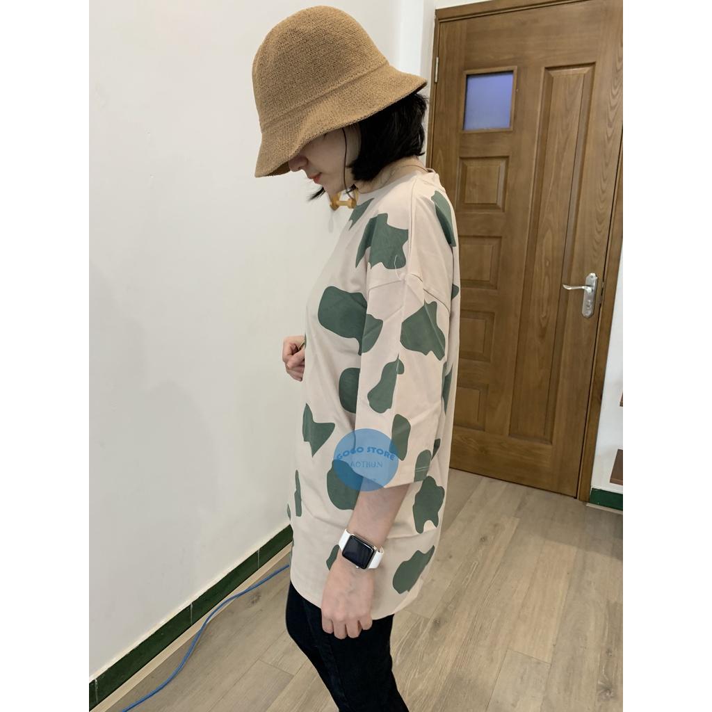 Áo thun unisex chó đốm - freesize-thun co giãn 4 chiều