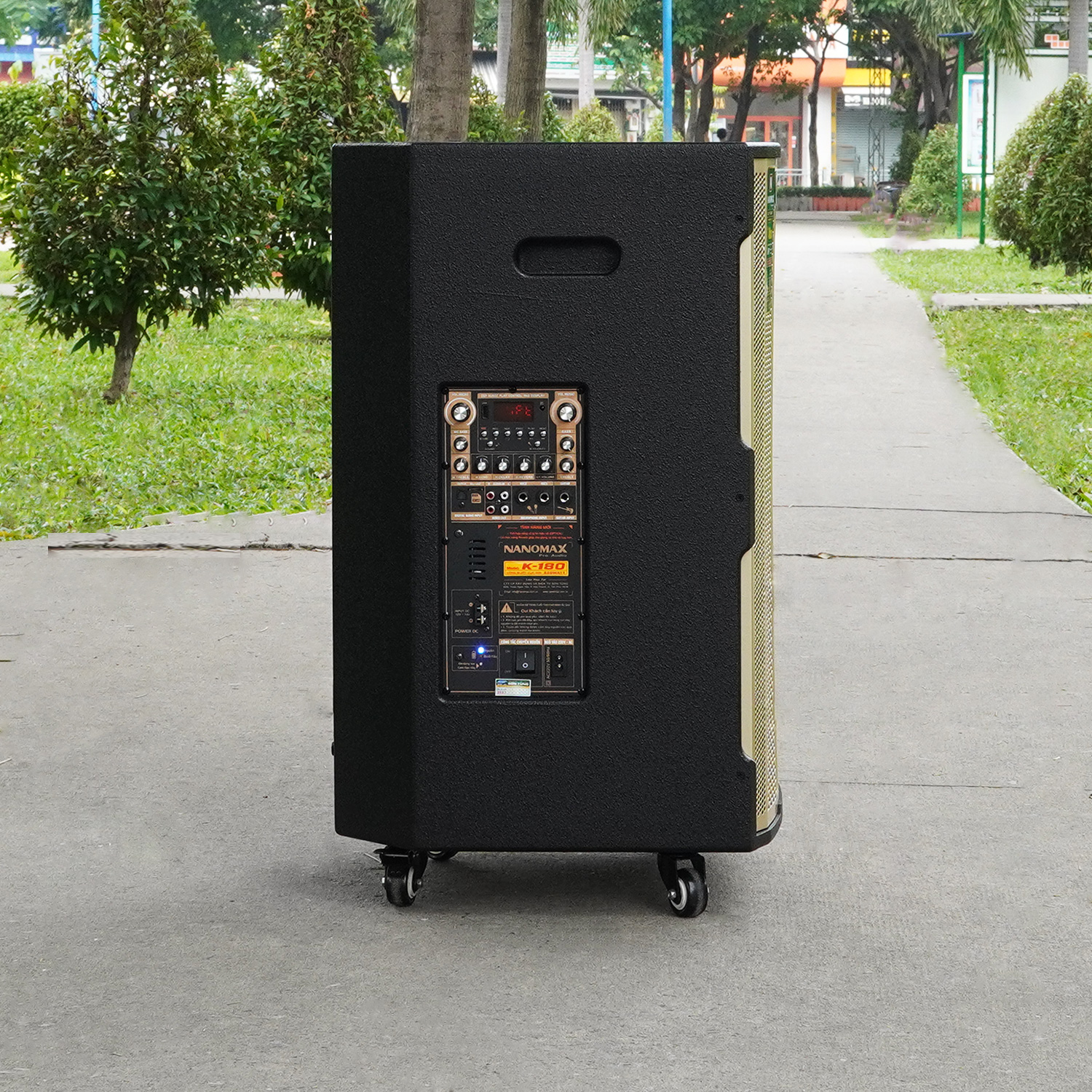Loa Kéo Công Suất Lớn Nanomax K-180 K180 Bass 4 Tấc 40cm Công Suất 820w Karaoke Bluetooth Siêu Công Nghệ 2022 Hàng Chính Hãng