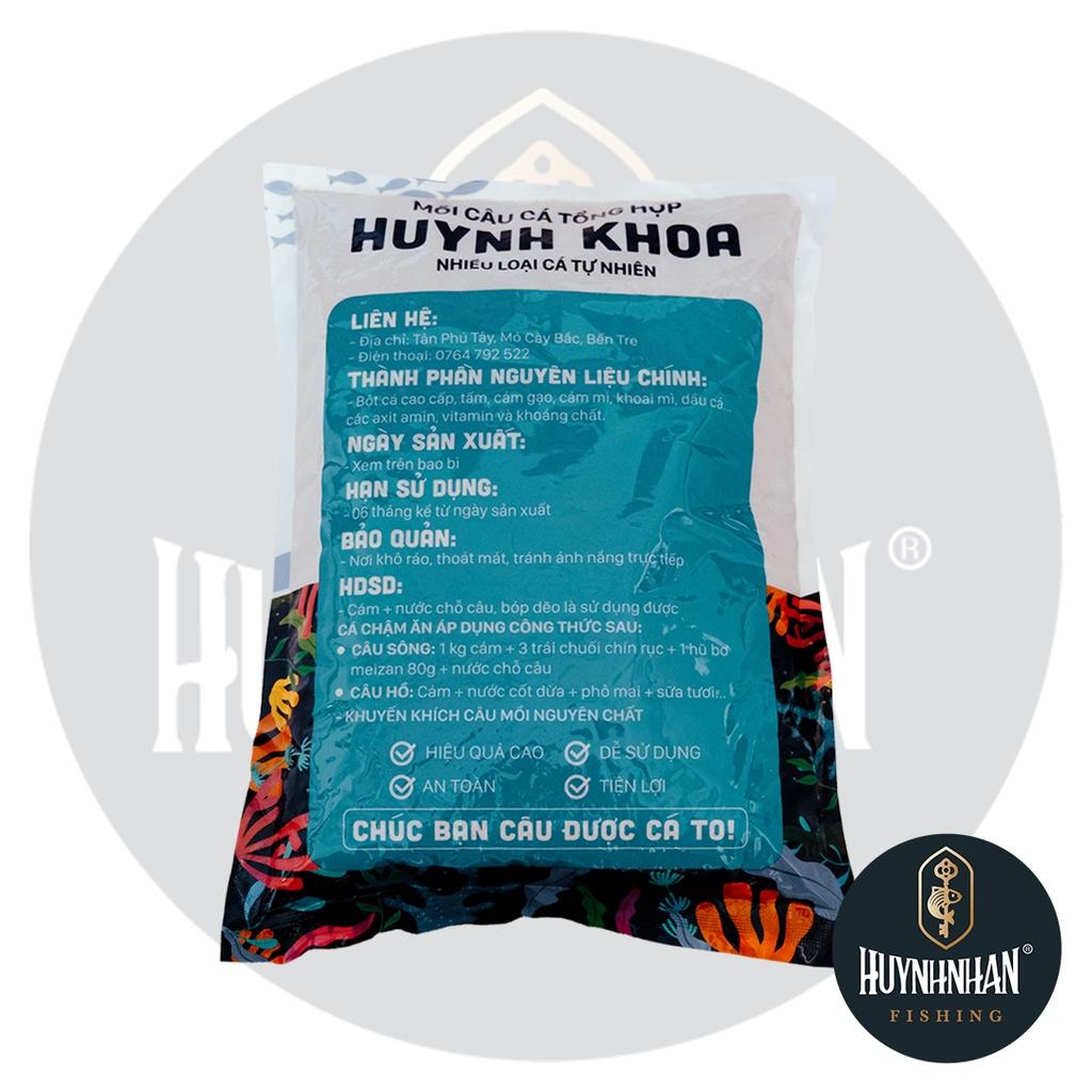 Mồi câu Huỳnh Khoa - Cám Huỳnh Khoa - Chuyên cá Tra và các loại cá tự nhiên - Gói 1kg