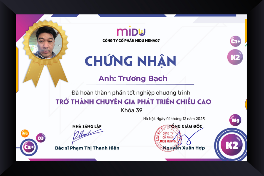MIDU MENAQ7 DHA D3, hỗ trợ phát triển chiều cao, thị lực và não bộ, hỗ trợ phòng còi xương ở trẻ