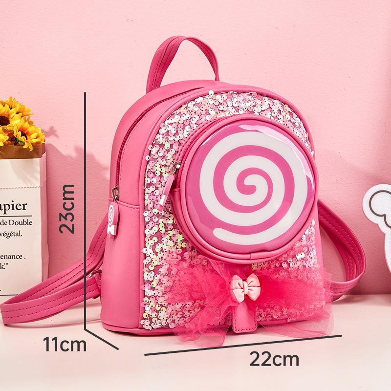 Trẻ Em Ba Lô Mini Ví Dễ Thương Lollipop Trường Túi Cho Bé Đáng Học Ba Lô Bé Gái Lưng Túi