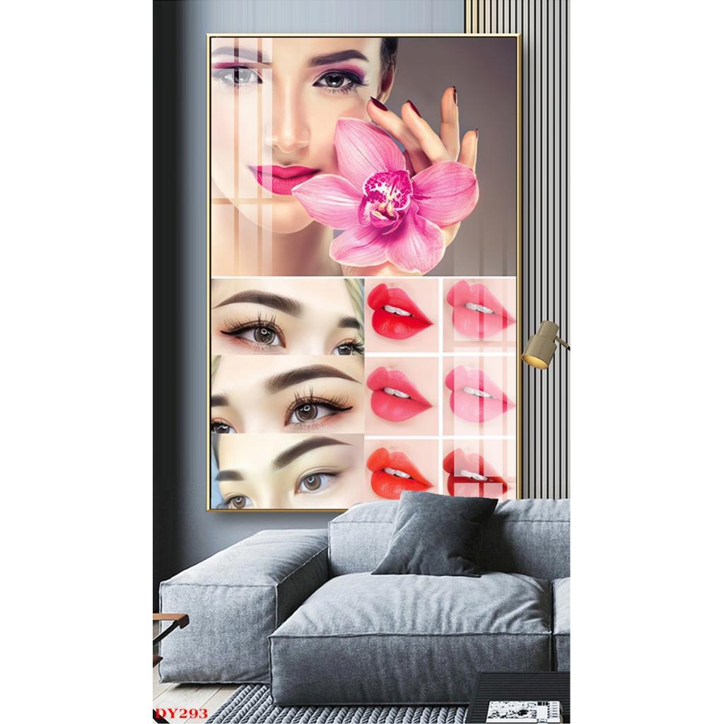 Tranh Tráng Gương Chủ Đề Thẩm Mỹ, Spa Hiện Đại TM02