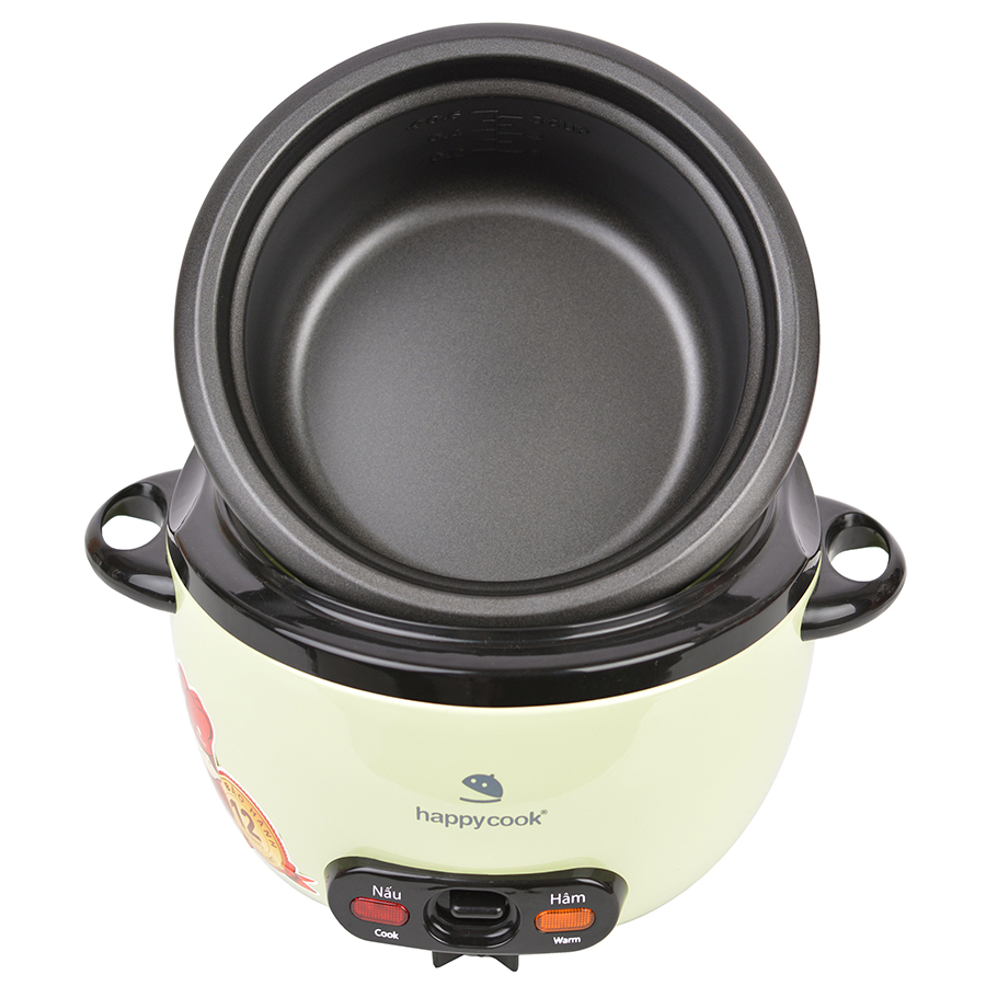 Nồi Cơm Điện Nắp Rời Cơ Happy Cook HCD-061A (0.6L) - Hàng chính hãng