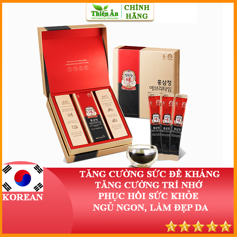 Tinh Chất Hồng Sâm Pha Sẵn KGC Cheong Kwan Jang Everytime Original (10ml x 30 gói)