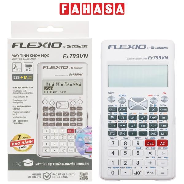 Máy Tính Khoa Học Flexio - Thiên Long Fx799VN - Màu Trắng