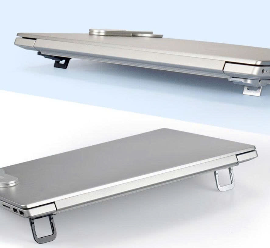 Giá Đỡ Laptop Hợp Kim Có Thể Gập Lại, Chống Trượt, Nâng Điều Chỉnh Laptop