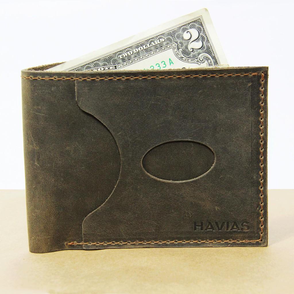 Ví Da Eros Handcrafted Wallet HAVIAS - Nâu Rêu