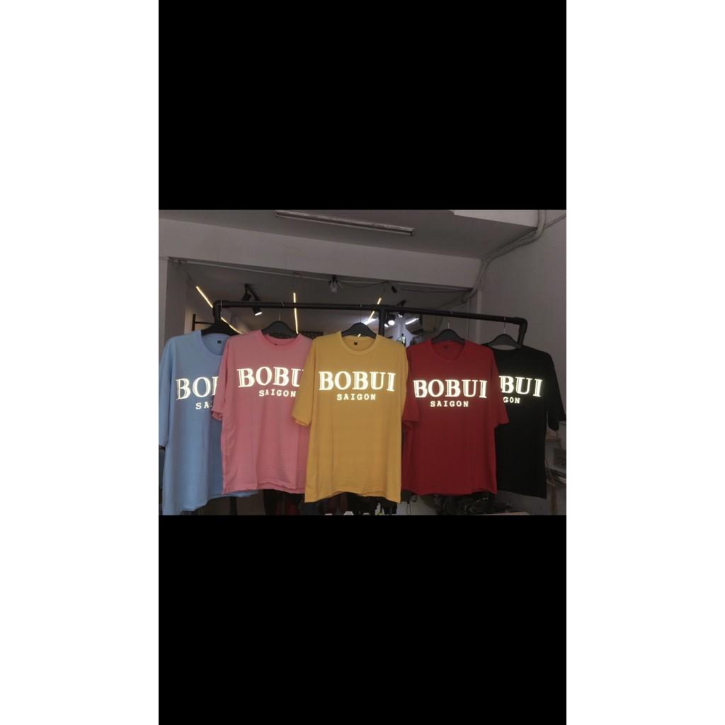 Áo phông Bobui Saigon Phản Quang Hồng - Tee Bobui phát sáng - Over Bobui Unisex chất đẹp