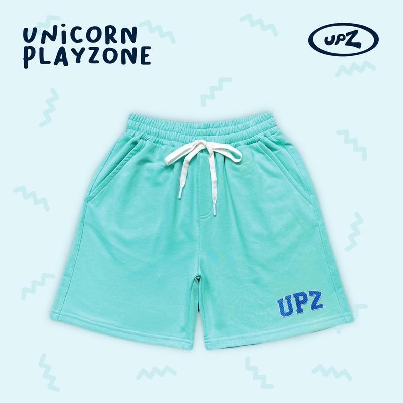 UPZ Quần Shorts Thun Thêu Chữ UPZ