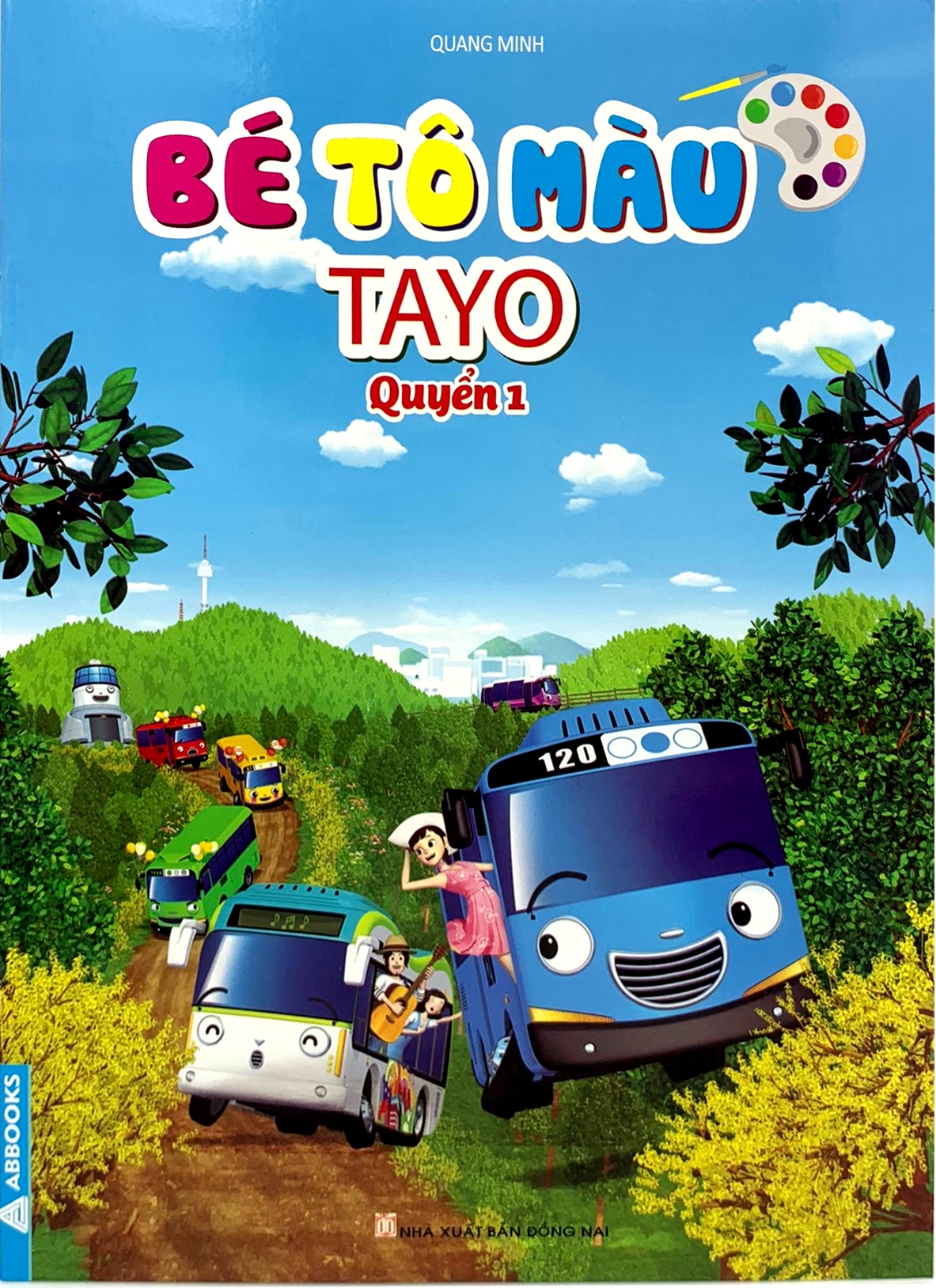 Bộ Sách Bé Tô Màu - Tayo (Bộ 4 Cuốn)