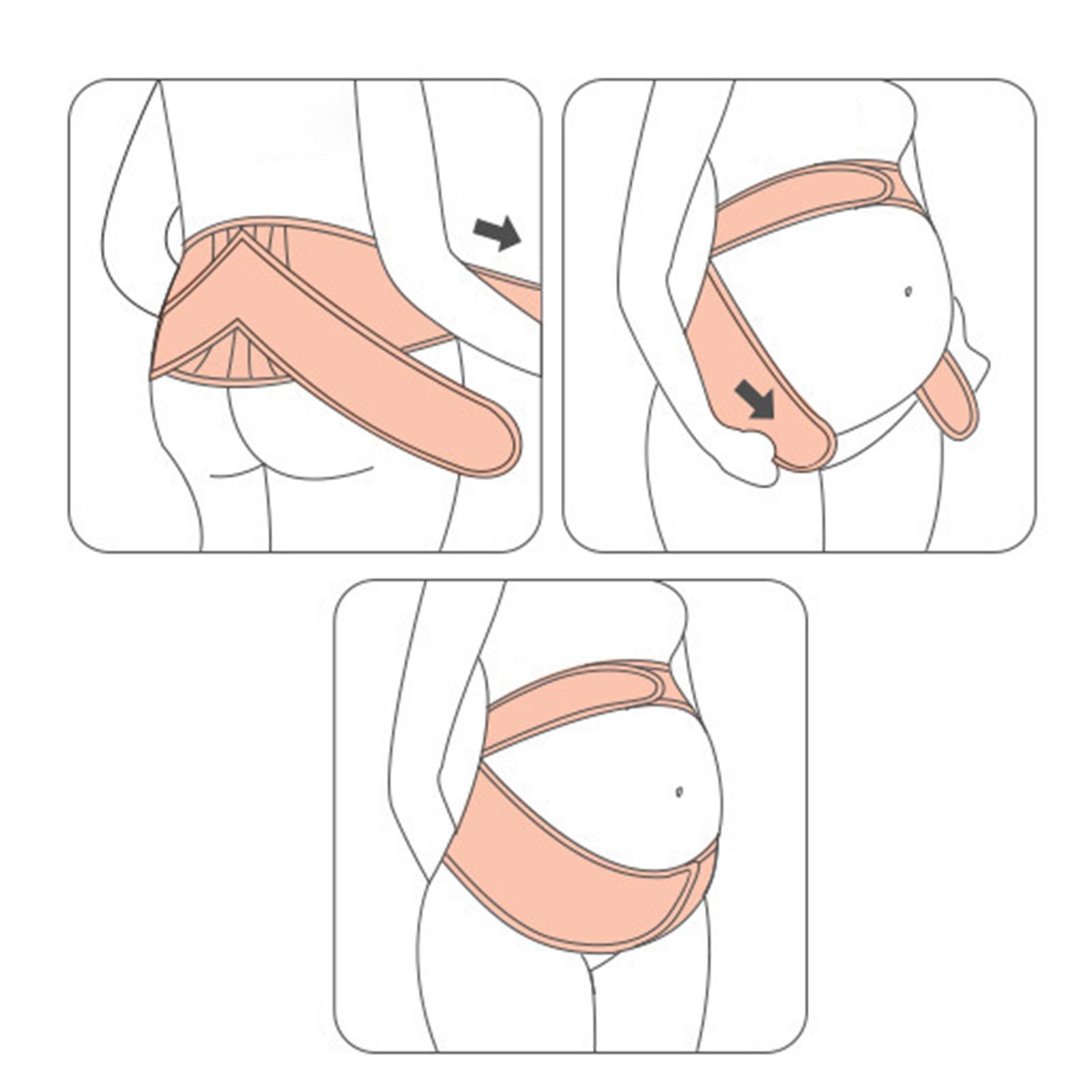 Pregnancy Abdominal Belt, Breathable Strong Belly Support Dual Lift Belt for Pregnant Women Uterine Pessary Strap