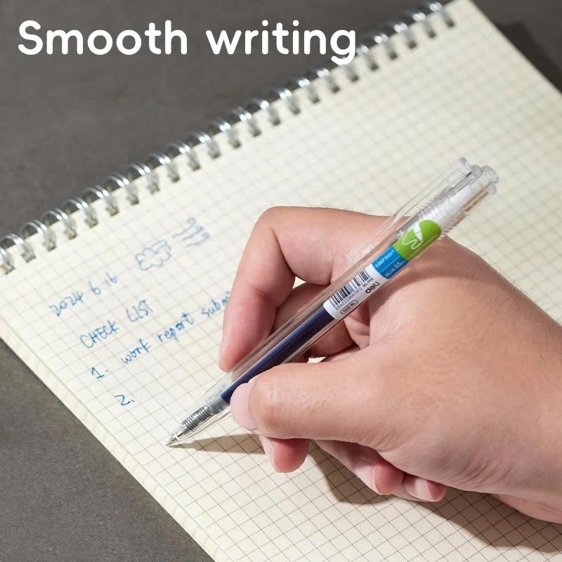 Bút Gel Bấm Siêu Trơn 0.5 mm - Deli EG05-BK - Mực Đen